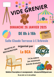 Vide grenier du bca - L'Arbresle