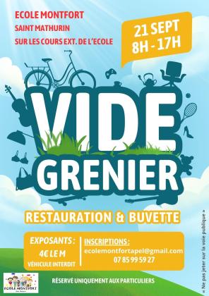 Vide-Greniers Ecole Montfort - Saint-Mathurin