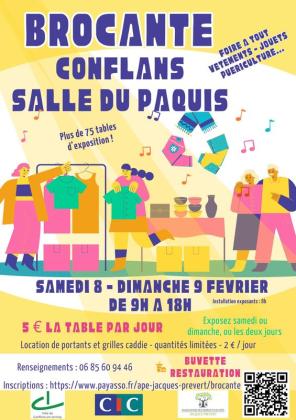 Brocante, foire à tout, jouets, vêtements, puériculture - Conflans-en-Jarnisy