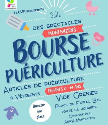 Bourse à la puériculture et aux vêtements 0-14 ans - Montbazens