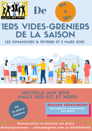 Vide-greniers - Neuville-aux-Bois