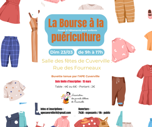 Bourse à la puériculture - Cuverville