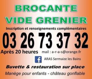 Brocante, Vide grenier - Sermaize-les-Bains