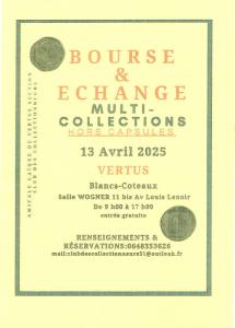 Bourse et échange multi collections - Blancs-Coteaux