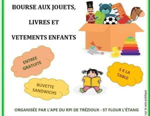 Bourse aux jouets vêtements enfants et puériculture - Trézioux