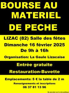 Bourse au matériel de pêche - Lizac