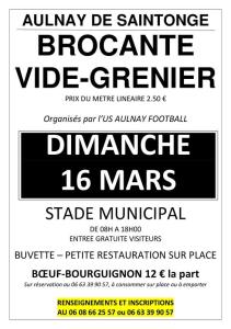 Brocante, Vide grenier - Aulnay