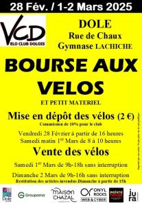 Bourse aux vélos et petit matériel - Dole