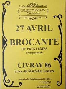 Brocante de printemps - Civray