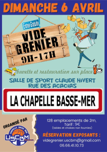 Vide grenier en intérieur