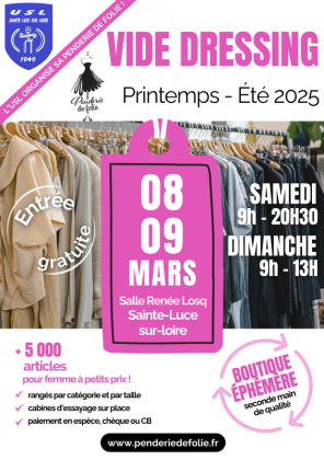 Vide dressing femme - Sainte-Luce-sur-Loire