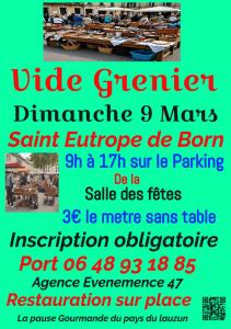 Vide-greniers - Saint-Eutrope-de-Born