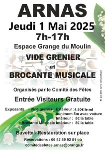 Vide grenier et brocante musicale - Arnas