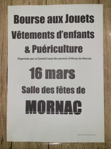 Bourse aux jouets - Mornac