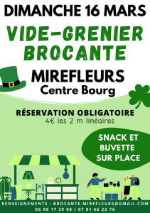 Brocante, Vide grenier - Mirefleurs