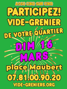 Brocante, Vide grenier - place Maubert - Paris 05