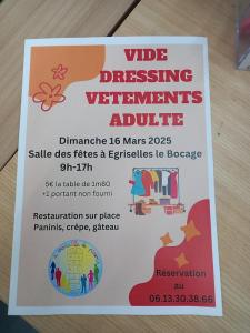 Vide dressing adulte - Égriselles-le-Bocage