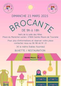 Brocante, Vide grenier - Sainte-Maure-de-Touraine