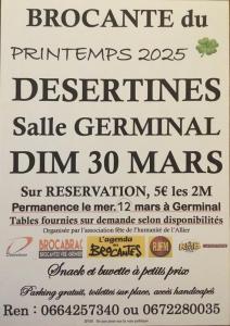 Brocante, Vide-greniers - Désertines