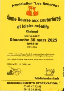 Bourse aux couturières et loisirs créatifs - Chalampé