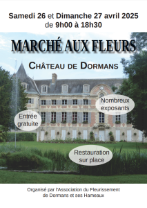 Marché aux fleurs - Dormans