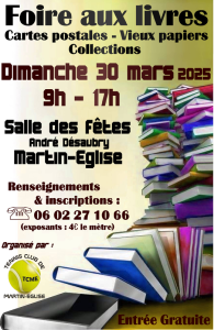 Foire aux livres - Martin-Église